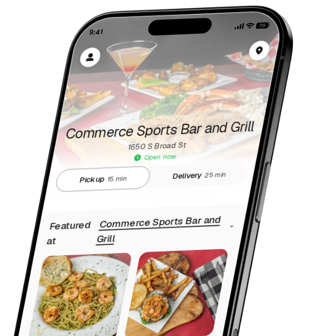 Commerce Sports Bar and Grill app preview