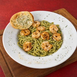 Shrimp Pesto Pasta